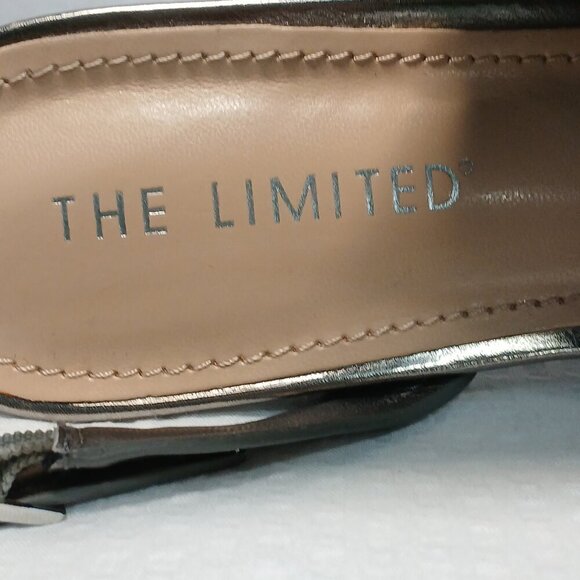 WOMENS THE LIMITED TERRA HEELS IN PEWTER , 4" HEEL, LIKE NEW CONDITION SIZE 9.5 - Picture 6 of 9